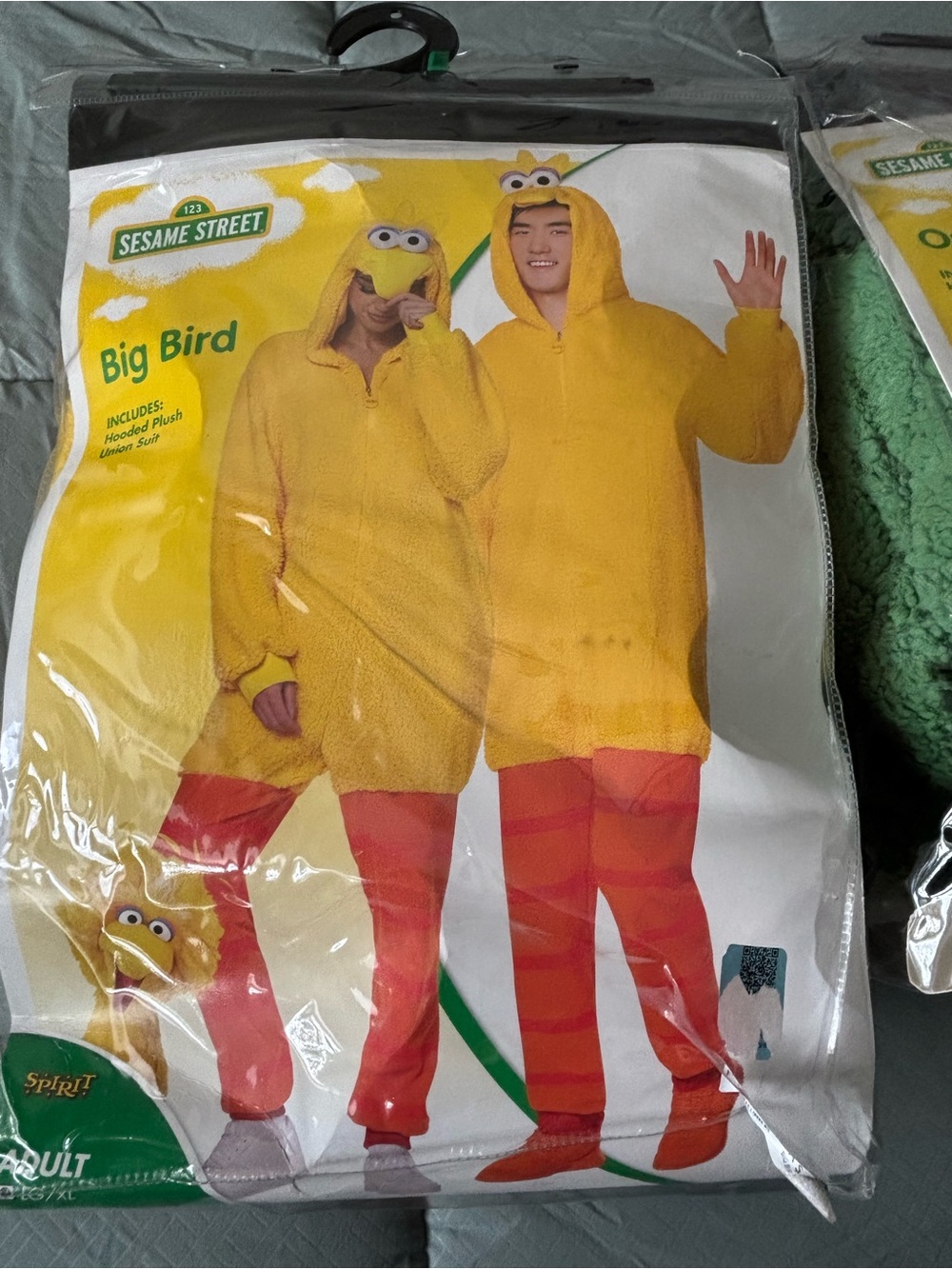 Sesame Street Big Bird and Oscar the grouch Costumes Adult Large